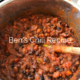 Ben’s Chili Recipe