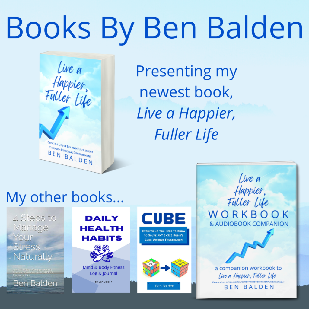 See all the books by Ben Balden, what they are, and where you can get them.