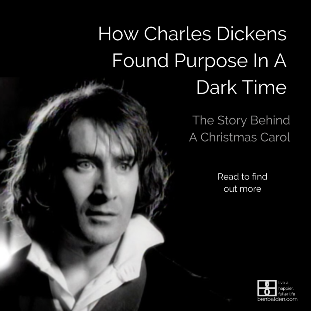 Charles Dickens was lacking a purpose in his work until he was inspired to write A Christmas Carol.