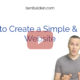 Simple, easy, and FREE way to create a website when you are just starting out 🎥