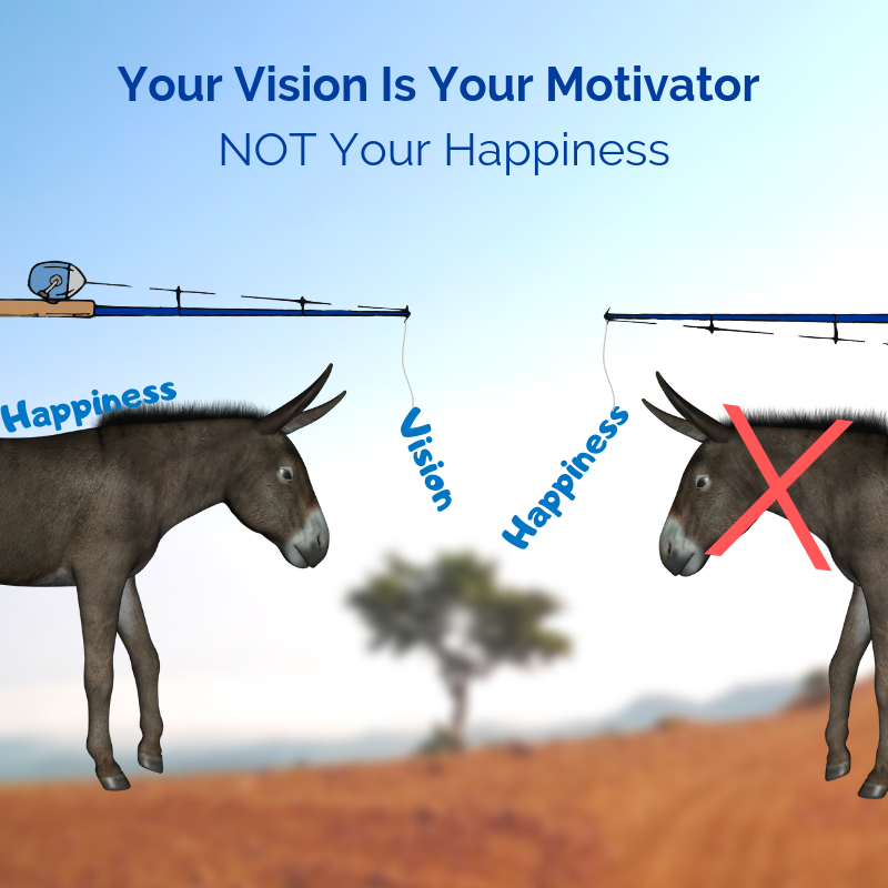 Your Vision Is Your Motivator - NOT Your Happiness 📹